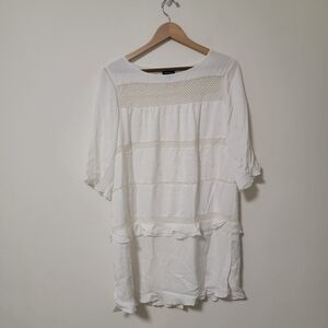 Who What Wear White Tunic Top